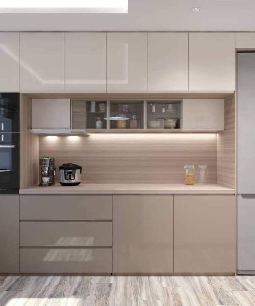 Tủ bếp nhựa chữ I